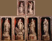 WEYDEN, Rogier van der Wing of a Carved Altar France oil painting artist